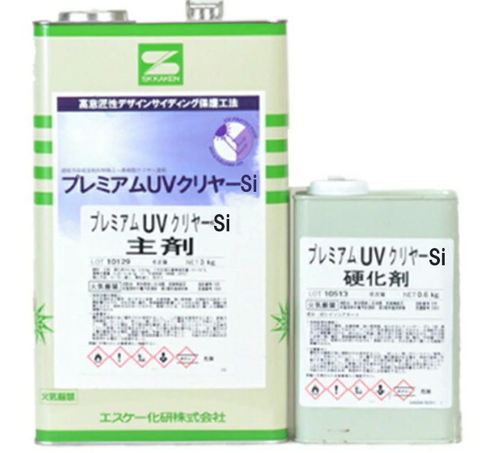 プレミアムUVクリヤーSi 3.6kg ツヤ有り 硬化剤セット 2液タイプ シリコン 外壁塗料 エスケー SK : 3f15a078sk :  ロケットマート - 通販 - Yahoo!ショッピング