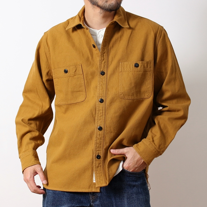 HOUSTON（ヒューストン） ソリッドヴィエラシャツ メンズ ブランド