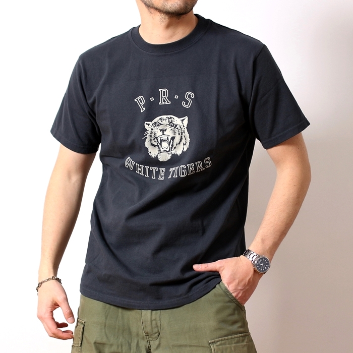 Pherrow&apos;s Tシャツ 2024年 新作 24S-PT13 プリントTシャツ 厚手 WHITE...