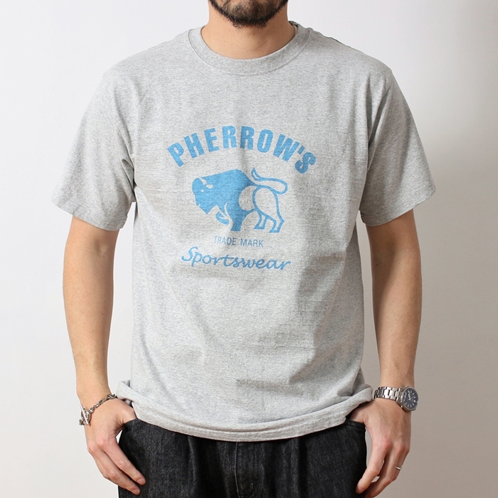 Pherrow's フェローズ Tシャツ 2025年 新作 25S-PT2 半袖