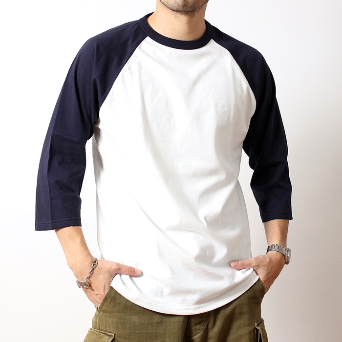 リアルマッコイズ 七分丈 ラグランTシャツ XL‼️ 美品 ラグランスリーブtシャツ(袖タイプ:七分袖)のおすすめ人気