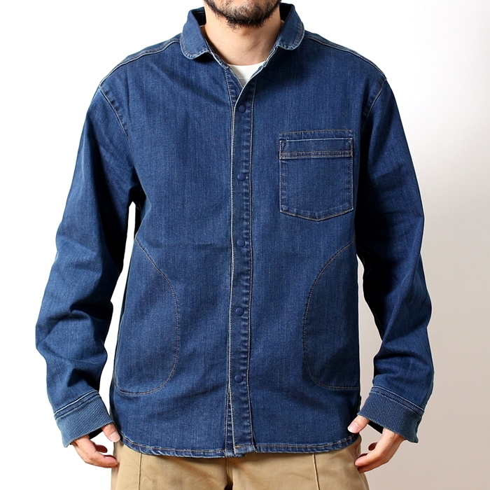 【Canaria Style】ストレッチデニムシャツカラージャケット 7_000000000893.jpg?1678864657