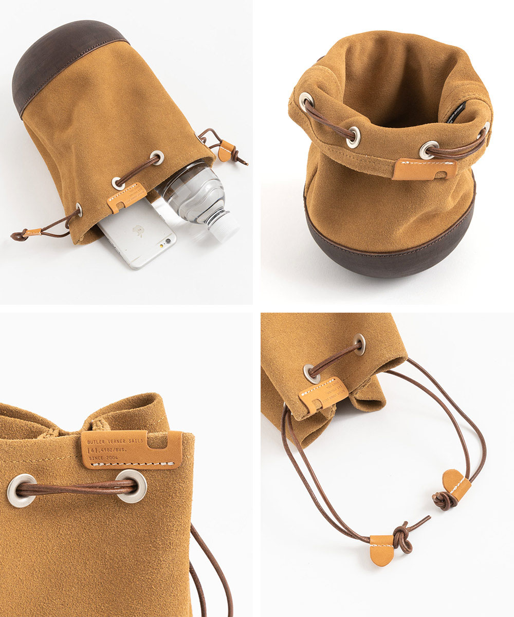 Butler Verner Sails 巾着バッグ バケツバッグ スエード