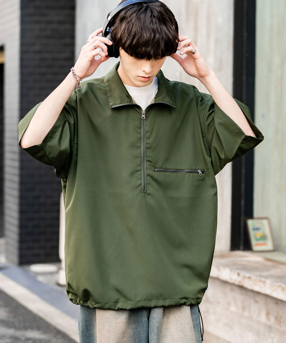 Rocky Monroe ハーフジップ Tシャツ メンズ レディース