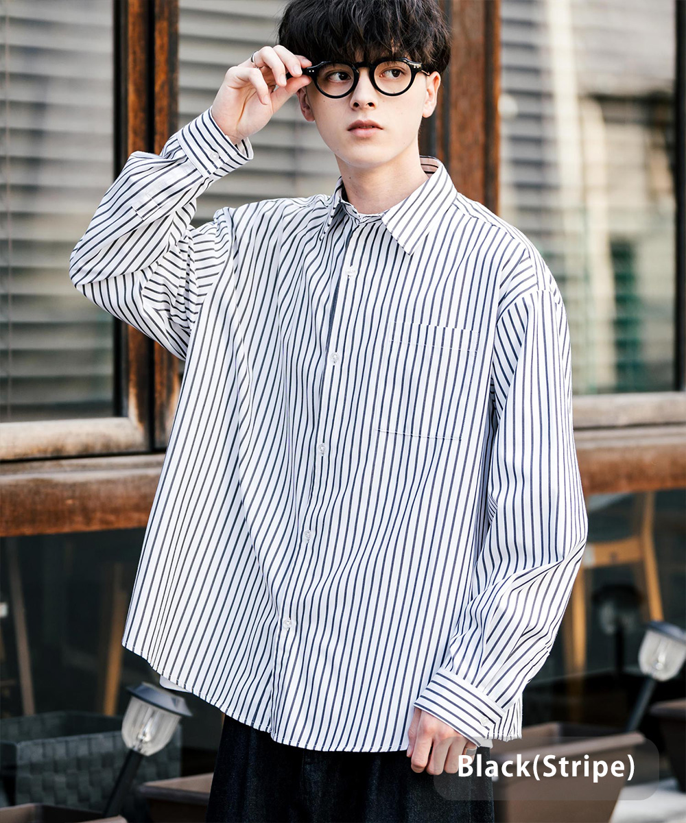 メンズ 長袖シャツ ビッグシルエット シャツブルゾン R01768 Rocky Monroe ビッグシャツ 長袖 メンズ レディース 無地