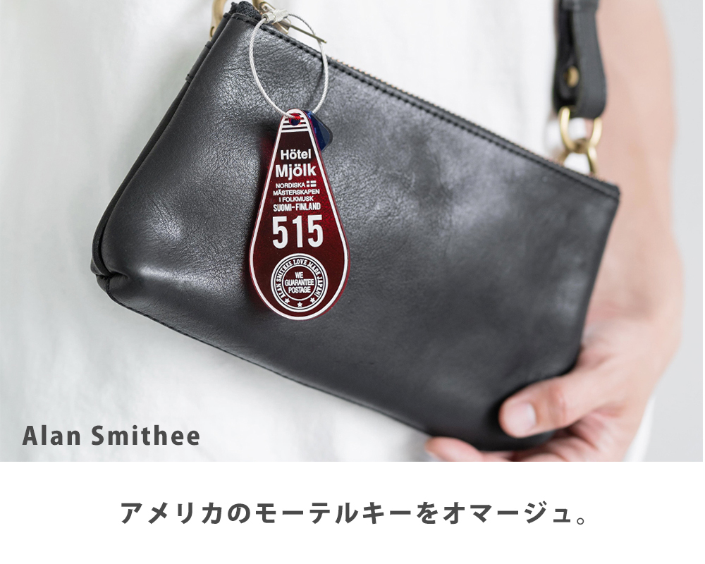 132 Hawaiianꕤ︎︎·͜·ワゴンモーテルレザー キーホルダー バッグチャーム