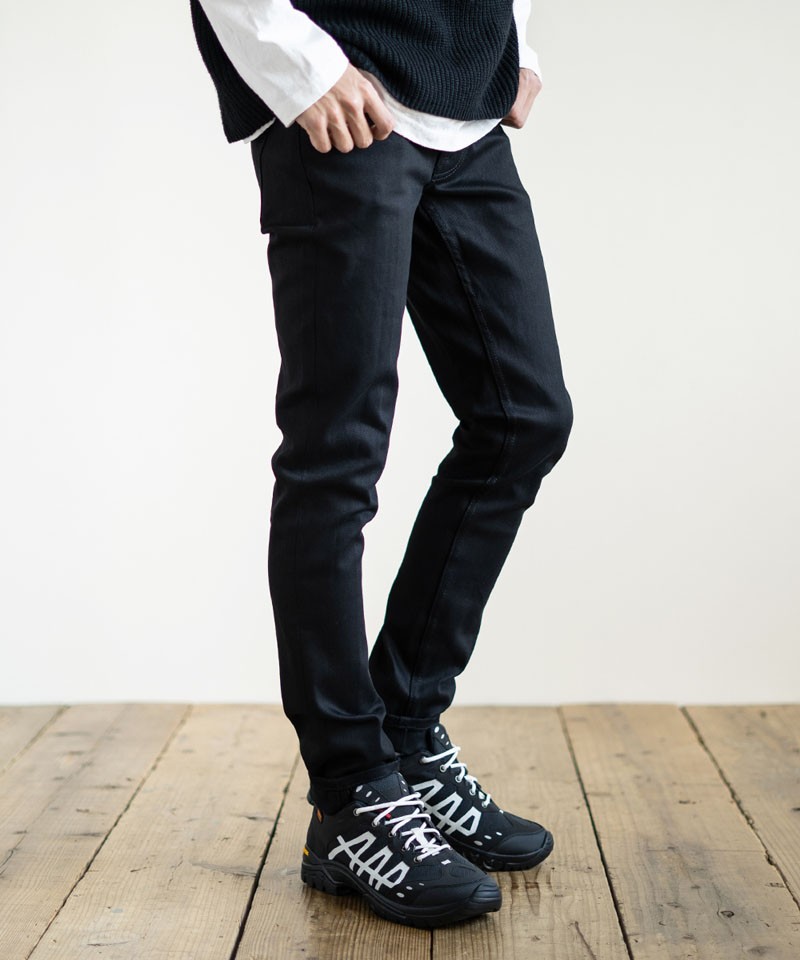 Nudie Jeans ヌーディージーンズ 112498 Lean Dean DRY EVERBLACK ブラックデニム テーパード