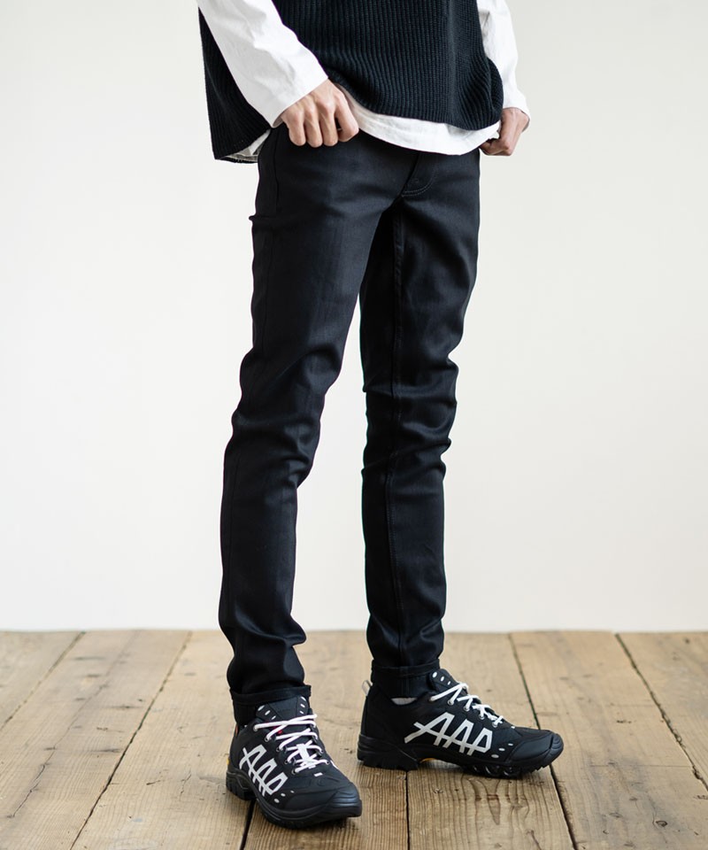 Nudie Jeans ヌーディージーンズ 112498 Lean Dean DRY EVERBLACK