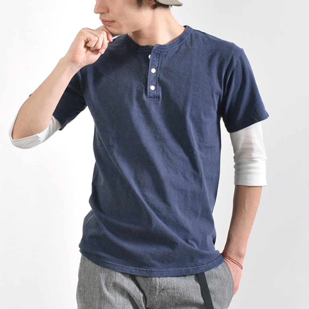 ヘンリーネック ロングスリーブTシャツ FN-TSHL-004 | THE FLAT HEAD