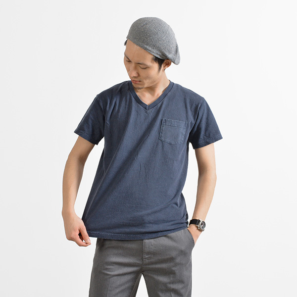 GOOD ON（グッドオン） ショートスリーブ Vネック ポケットTシャツ