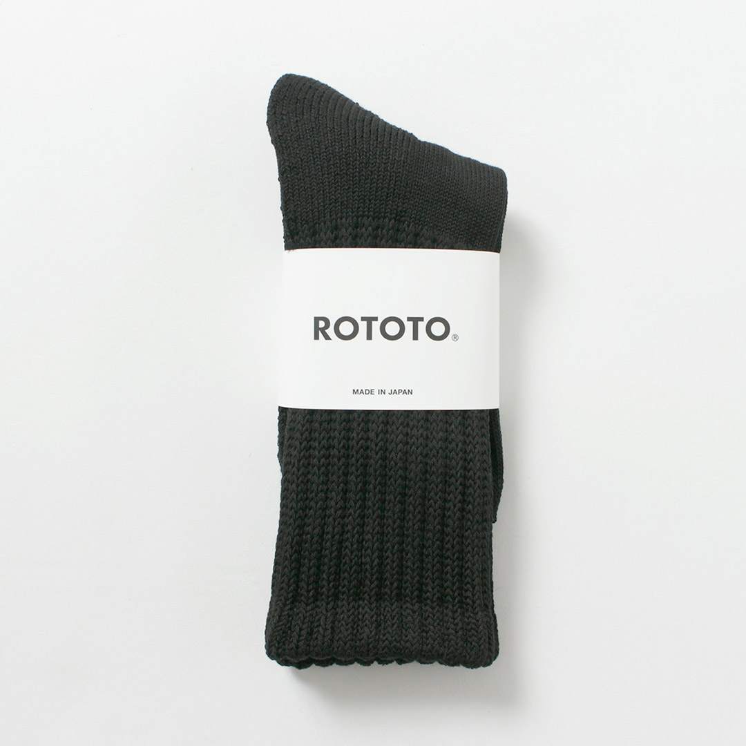 ROTOTO（ロトト） ルーズパイル クルーソックス / ハイソックス 靴下