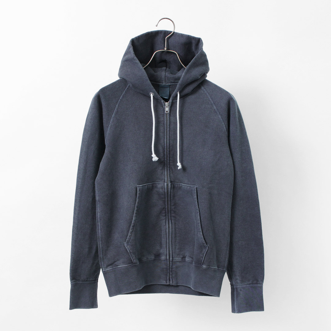 GOOD ON ON（グッドオン） ラグラン ジップ フード スウェット