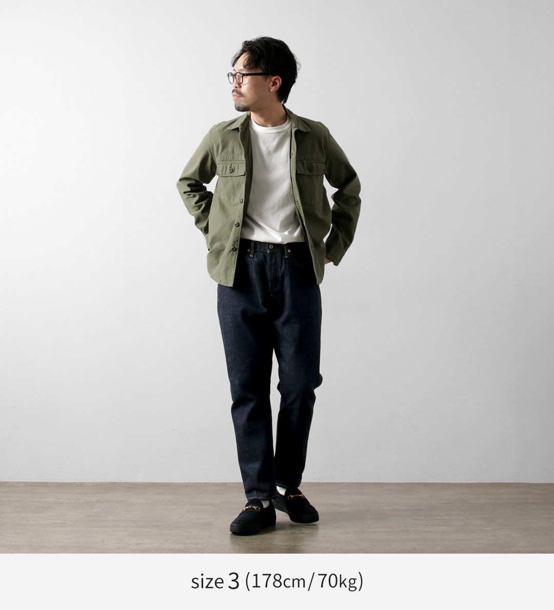 Sanca（サンカ） 15.5オンス デニムテーパード 5Pパンツ