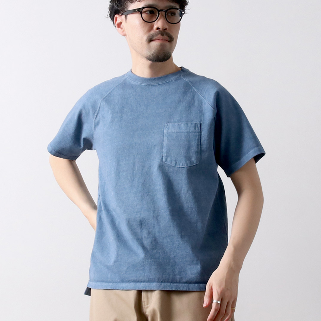 グッドオン Tシャツ メンズ ヘビージャージーショートスリーブラグランポケットＴシャツ レディース 半袖 ティーシャツ トップス カットソー ウェア 胸ポケット GOOD ON（グッドオン） カラー別注 ラグランヘビー ポケット T
