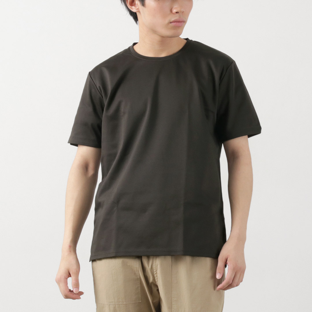 RE MADE IN TOKYO JAPAN（アールイー） 東京メイド ドレスTシャツ クルーネック / 半袖 メンズ 無地 日本製 DRESS T-SHIRT｜rococo｜10