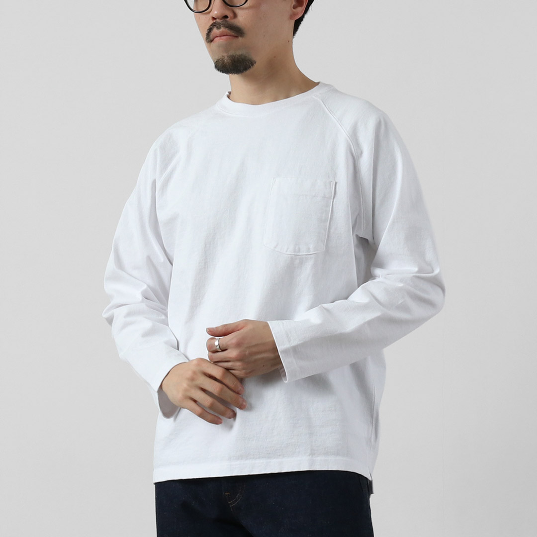 GOOD ON（グッドオン） カラー別注 ヘビー ラグラン ポケット Tシャツ