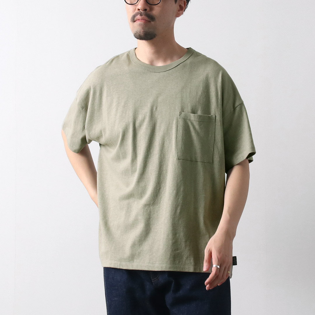 GOHEMP GOHEMP（ゴーヘンプ） ワイド ポケットTシャツ / 半袖