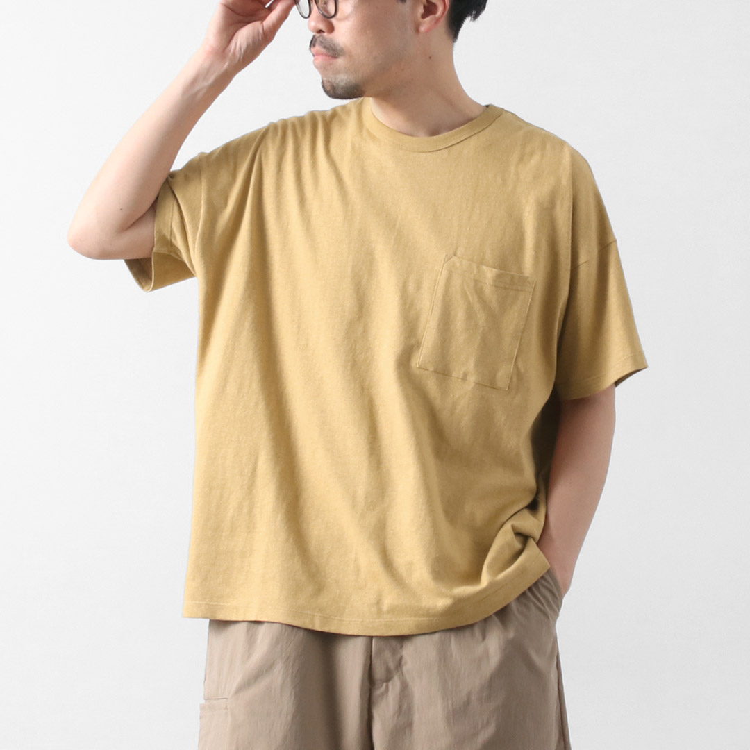 GOHEMP GOHEMP（ゴーヘンプ） ワイド ポケットTシャツ / 半袖