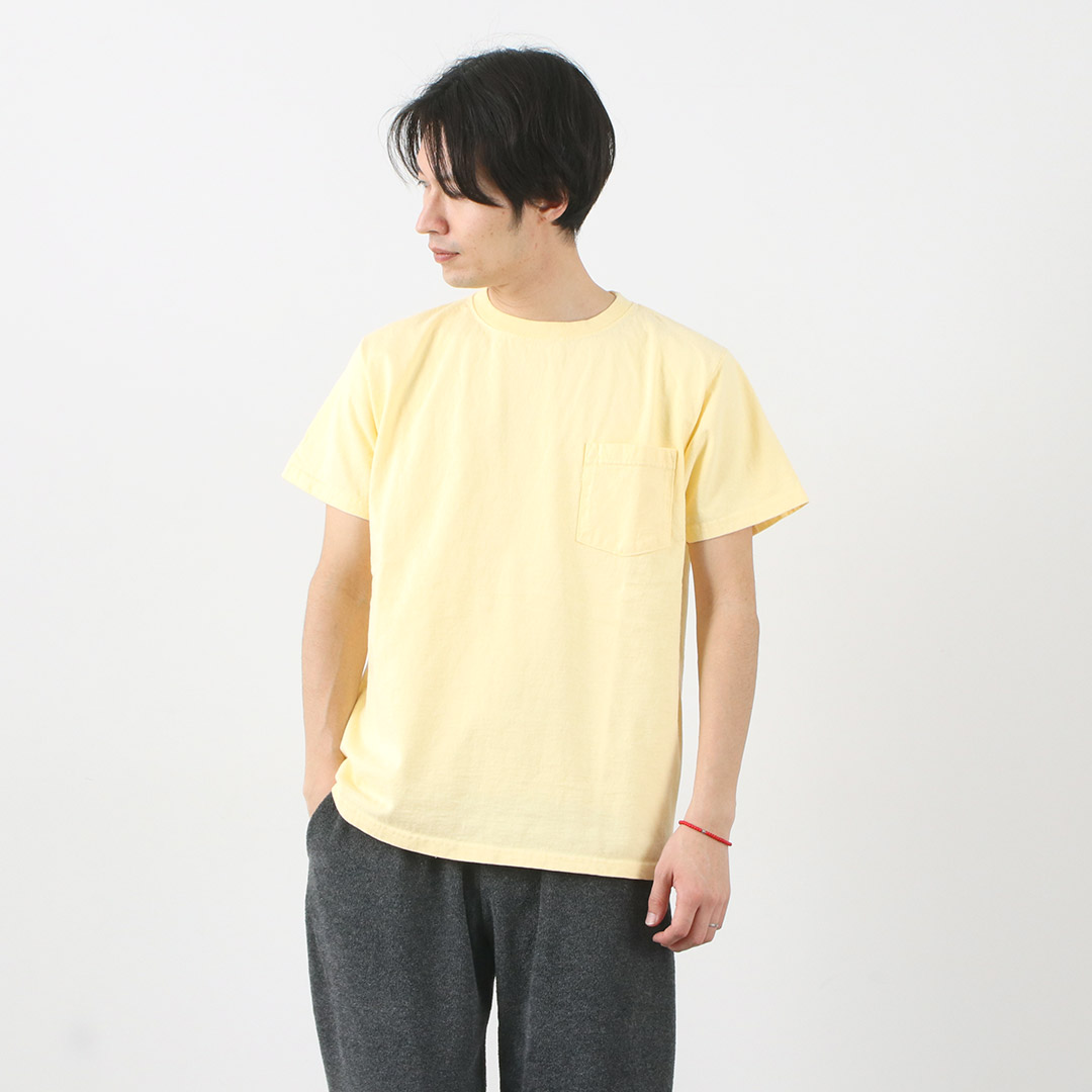 GOODWEAR（グッドウェア） カラー別注 ポケット Tシャツ 半袖 / メンズ 