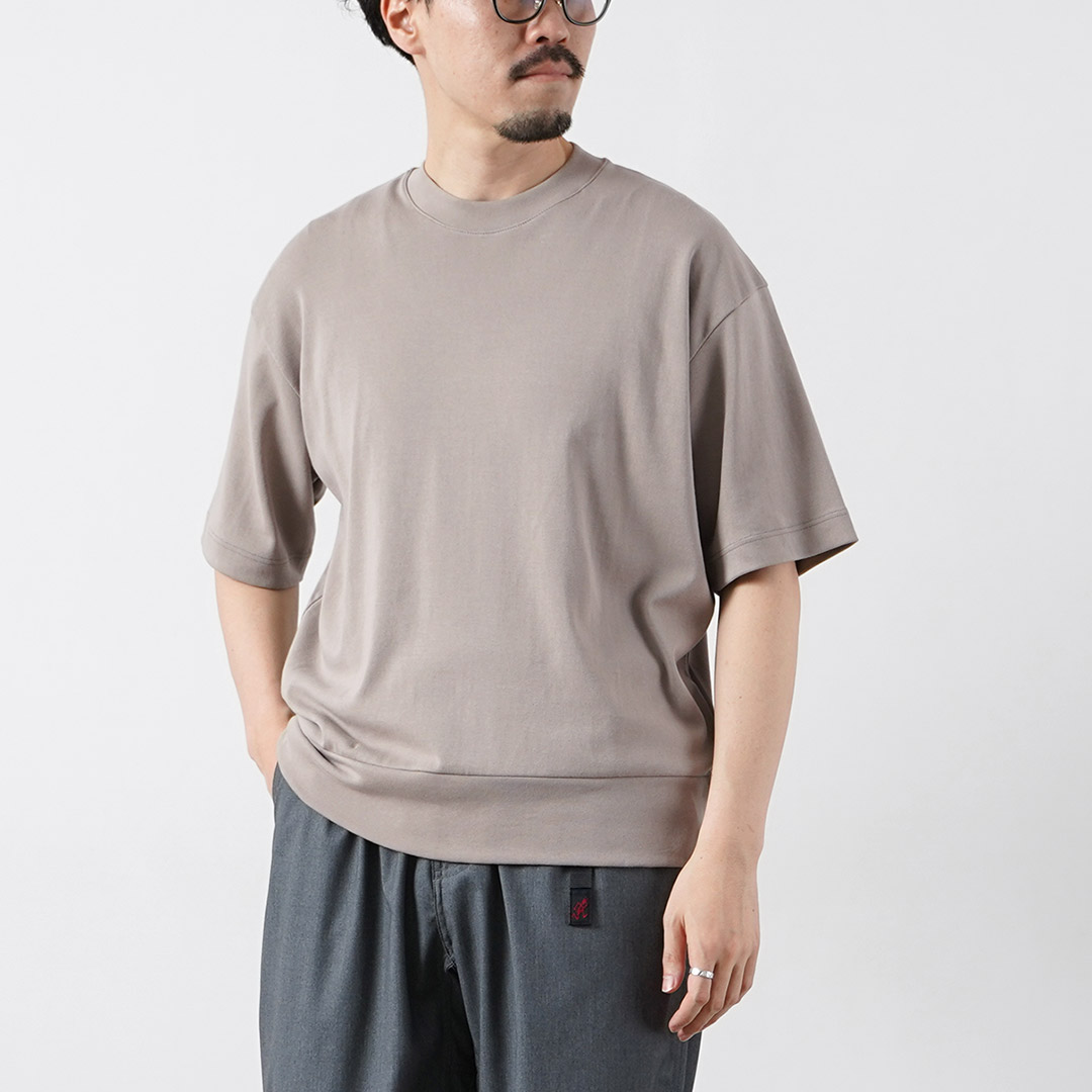 GICIPI（ジチピ） トーンノ フライス リラックスフィット クルーネック Tシャツ イタリア製 / メンズ 半袖 | gicipi | 02