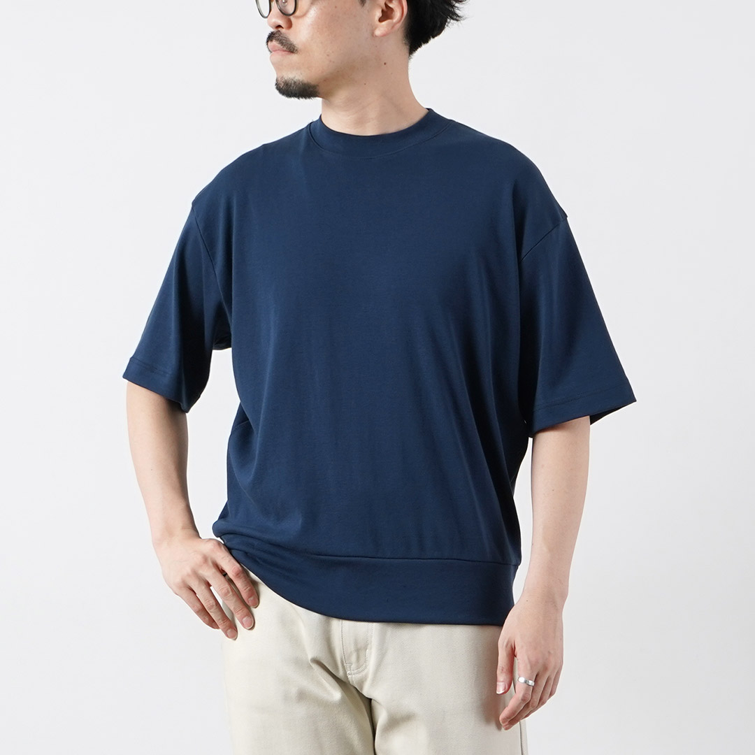 GICIPI（ジチピ） トーンノ フライス リラックスフィット クルーネック Tシャツ イタリア製 / メンズ 半袖 | gicipi | 03