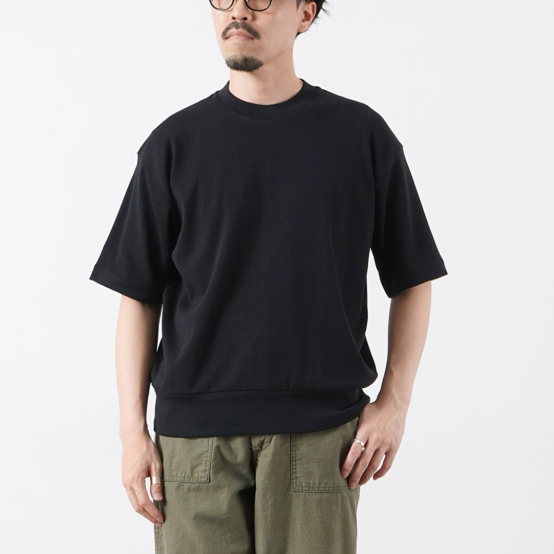 GICIPI（ジチピ） トーンノ フライス リラックスフィット クルーネック Tシャツ イタリア製 / メンズ 半袖 | gicipi | 04