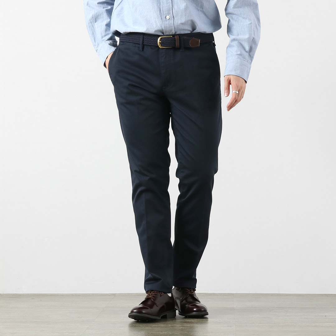 Blue refabric（ブルーリファブリック） オフィサー テーパードトラウザー 日本製 / メンズ チノパン ストレッチ | JAPAN BLUE JEANS | 03