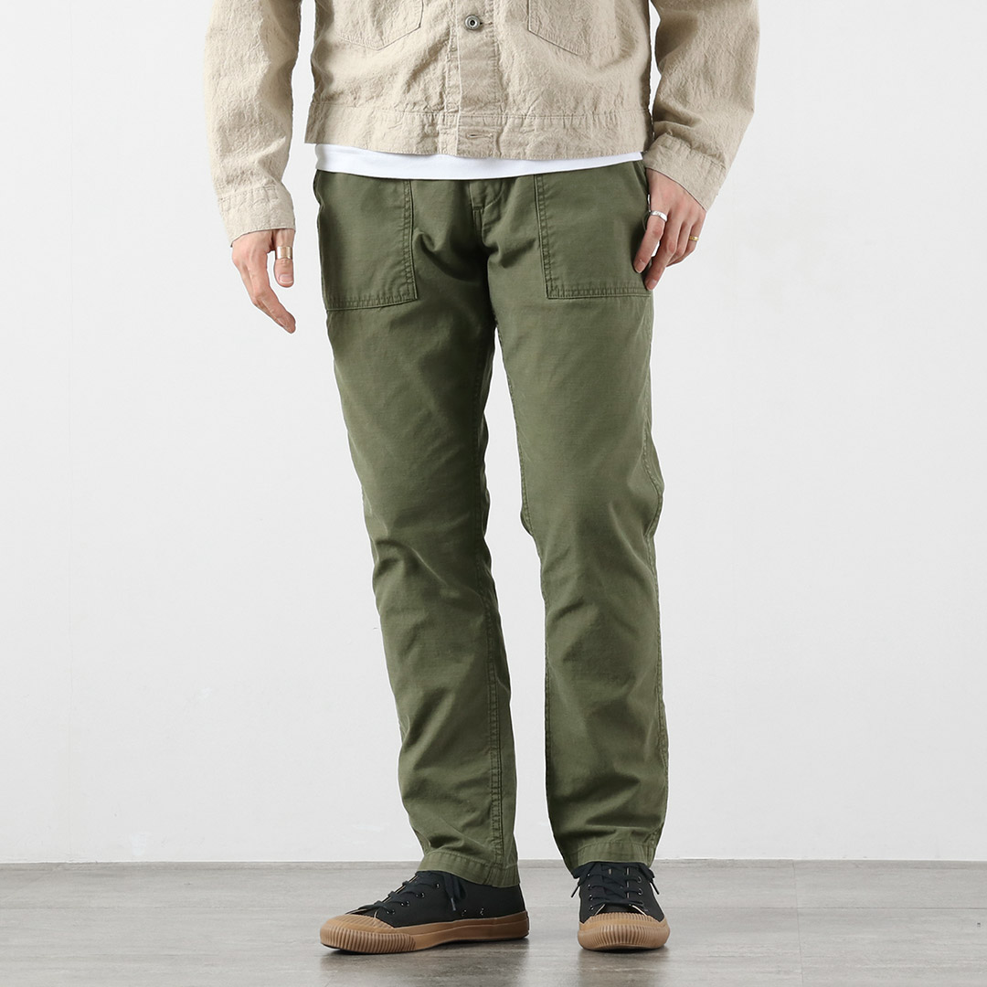 Blue refabric（ブルーリファブリック） ベイカー テーパードパンツ 硫化染めバックサテン 日本製 / メンズ ベーカーパンツ | JAPAN BLUE JEANS | 02