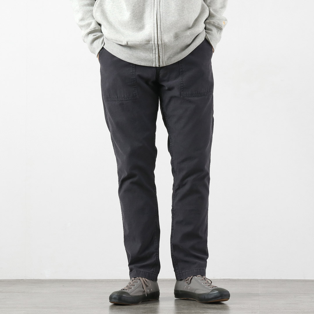 Blue refabric（ブルーリファブリック） ベイカー テーパードパンツ 硫化染めバックサテン 日本製 / メンズ ベーカーパンツ | JAPAN BLUE JEANS | 04