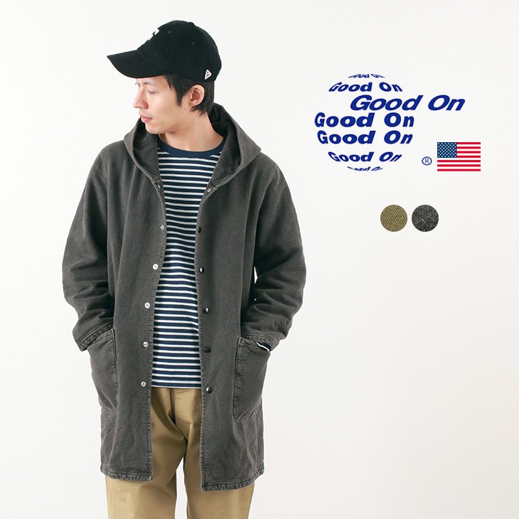 リーウエア⒬ GOOD / 日本製 / GOBW1809 ROCOCO PayPayモール店 - 通販 - PayPayモール ON(グッドオン) メンズ フードコート / メンズ / スウェット / アメリカ製生地 アイテム
