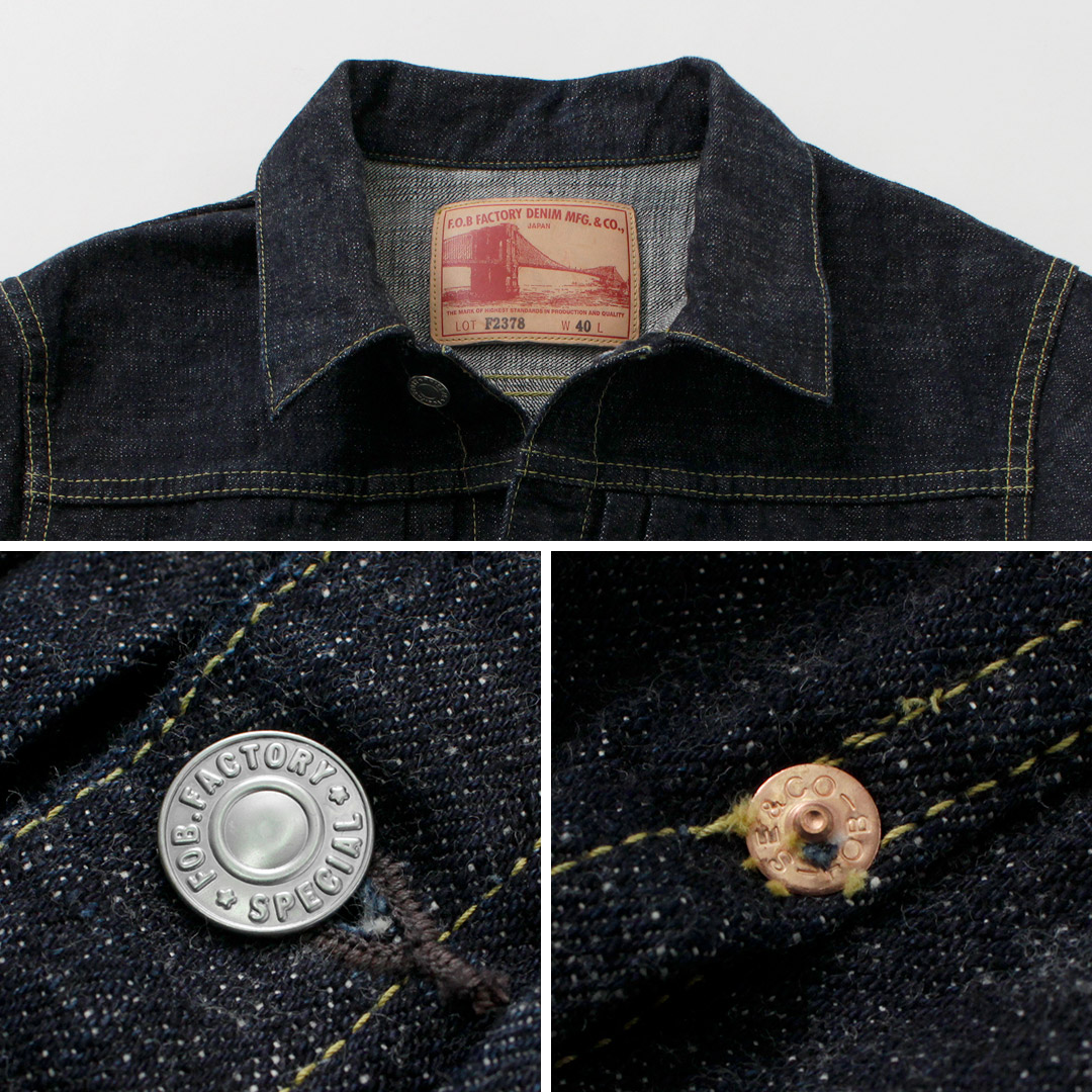 FOB FACTORY FACTORY（FOBファクトリー） F2378 G3 セルヴィッチ