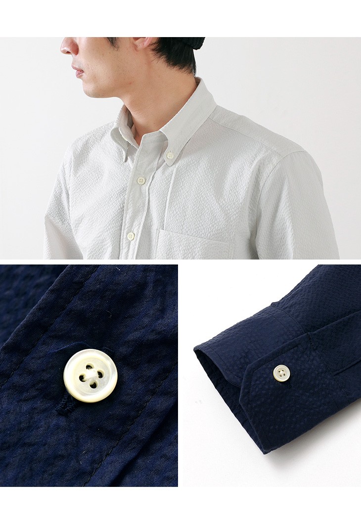 楽天 期間限定 クーポンで Off Rococo ロココ クールマックス サッカー ボタンダウン シャツ スタンダードフィット シアサッカー 長袖 メンズ Rococo メンズ ファッション 通販 Paypayモール 代引不可 Klientsoft Com