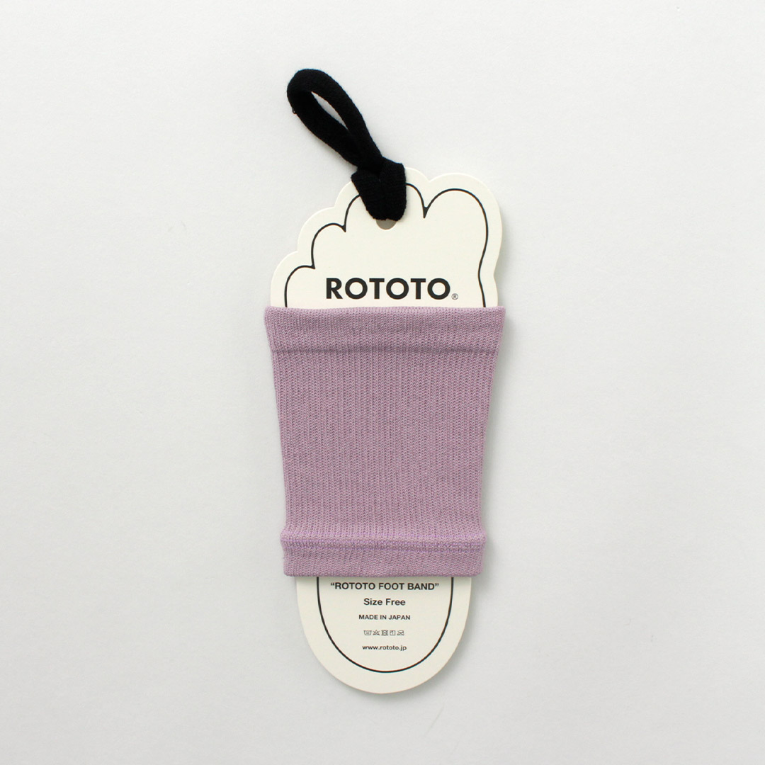 ROTOTO（ロトト） フットバンド リサイクルポリエステル＆オーガニックコットン 日本製 / メンズ レディース サンダルソックス | ROTOTO | 07