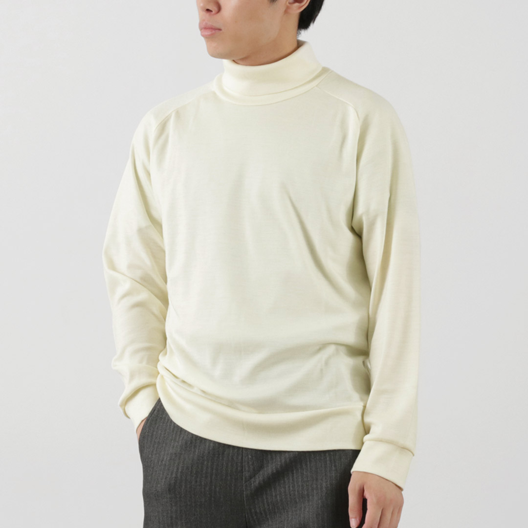 RE MADE IN TOKYO JAPAN（アールイー） ドレスウールニット タートルネック / メンズ ハイネック 日本製 | Re made in tokyo japan | 01