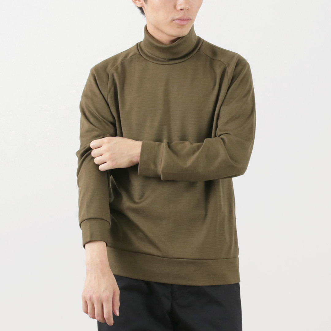 RE MADE IN TOKYO JAPAN（アールイー） ドレスウールニット タートルネック / メンズ ハイネック 日本製 | Re made in tokyo japan | 04