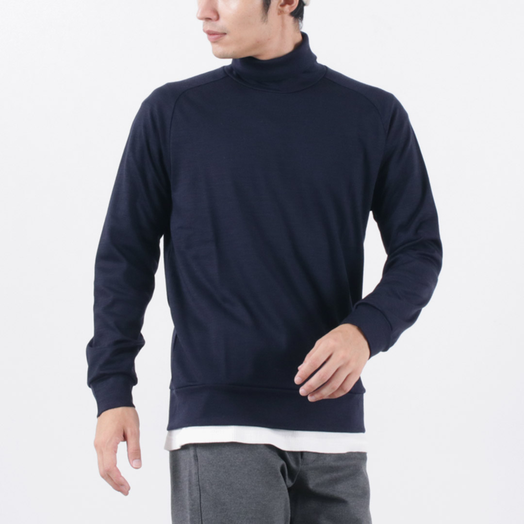 RE MADE IN TOKYO JAPAN（アールイー） ドレスウールニット タートルネック / メンズ ハイネック 日本製 | Re made in tokyo japan | 06