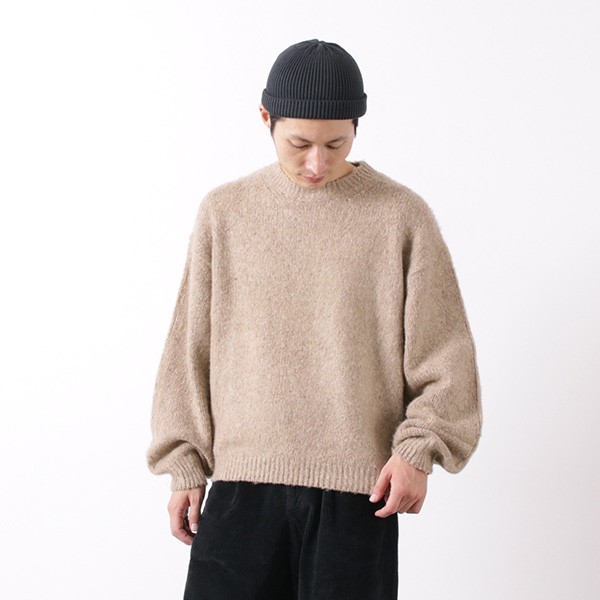 Remi Relief レミレリーフ 3gg 杢 カシミヤ シャギー ニット クルー メンズ Rococo メンズ ファッション 通販 Paypayモール