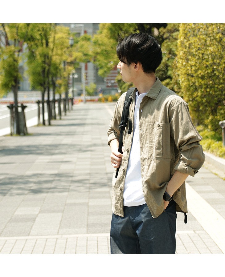 驚きの安さ 期間限定 クーポンで Off Rococo ロココ サファリシャツ コットン 和紙 メンズ 長袖 日本製 Rococo メンズ ファッション 通販 Paypayモール 肌触りがいい Janusmaister Com