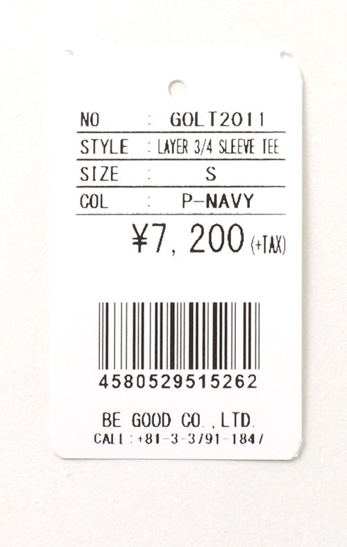 Good On グッドオン 別注 レイヤー 7分袖 Tシャツ メンズ ピグメントダイ 無地 アメリカ製生地 日本製 Rococo Paypayモール店 通販 Paypayモール
