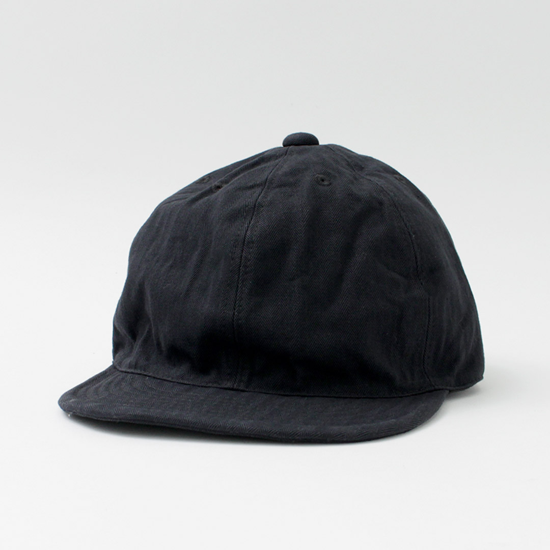 HIGHER（ハイアー） ヴィンテージ ヘリンボン キャップ / メンズ 帽子 日本製 コットン HT20004 VINTAGE HERRINGBONE CAP | HIGHER（ファッション） | 05