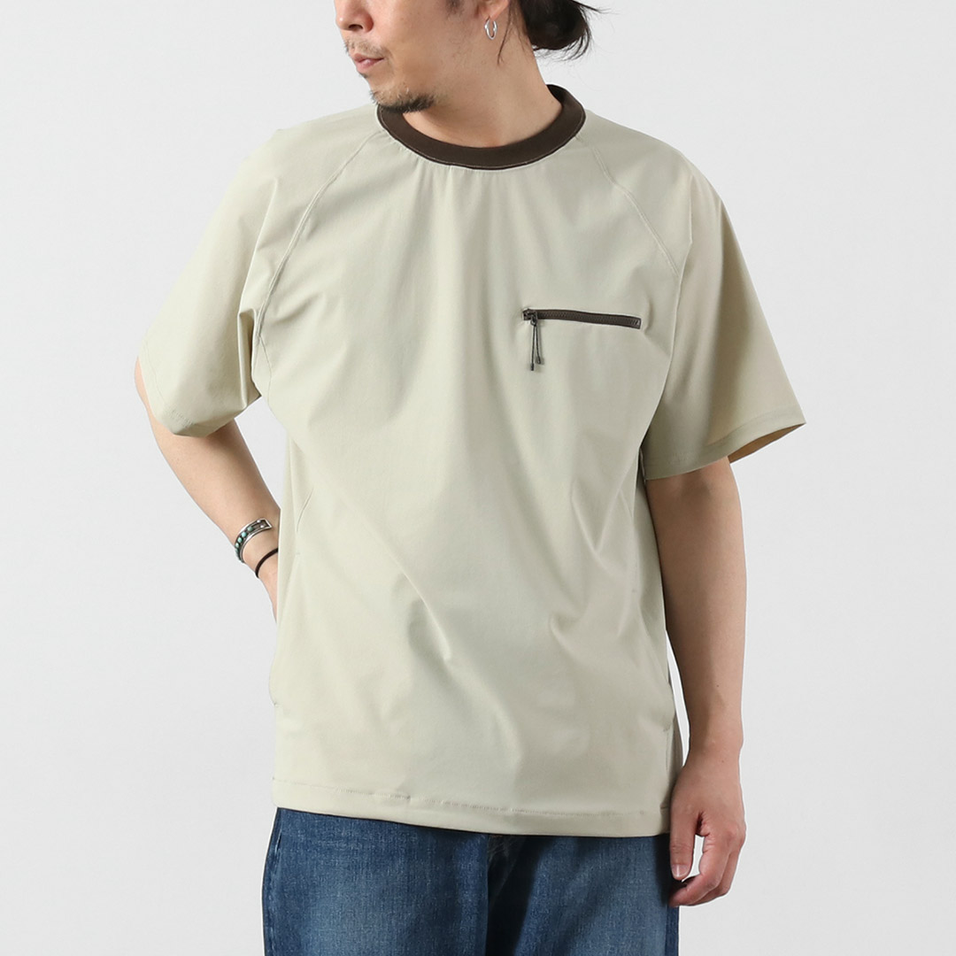 RAG（ラグ） アイスTシャツ 日本製 / メンズ 半袖 接触冷感 UVカット ストレッチ | RAG | 01