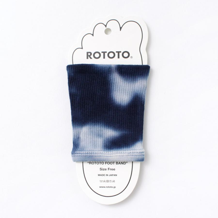 ROTOTO（ロトト） R1314 フットバンド タイダイ サンダルソックス 靴下 メンズ レディース 日本製｜rococo｜02