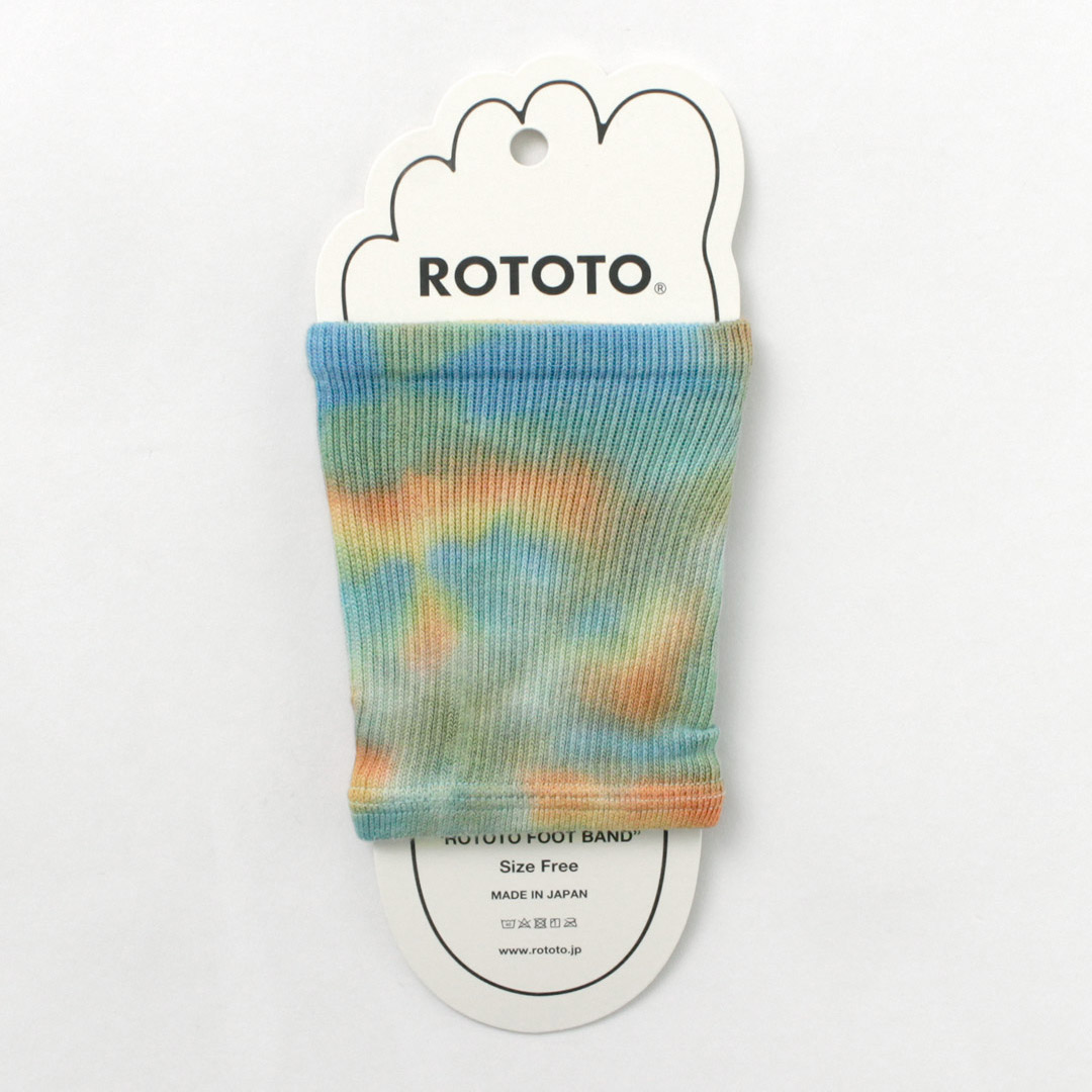 ROTOTO（ロトト） フットバンド タイダイ 日本製 / メンズ レディース サンダルソックス 靴下 夏 | ROTOTO | 01
