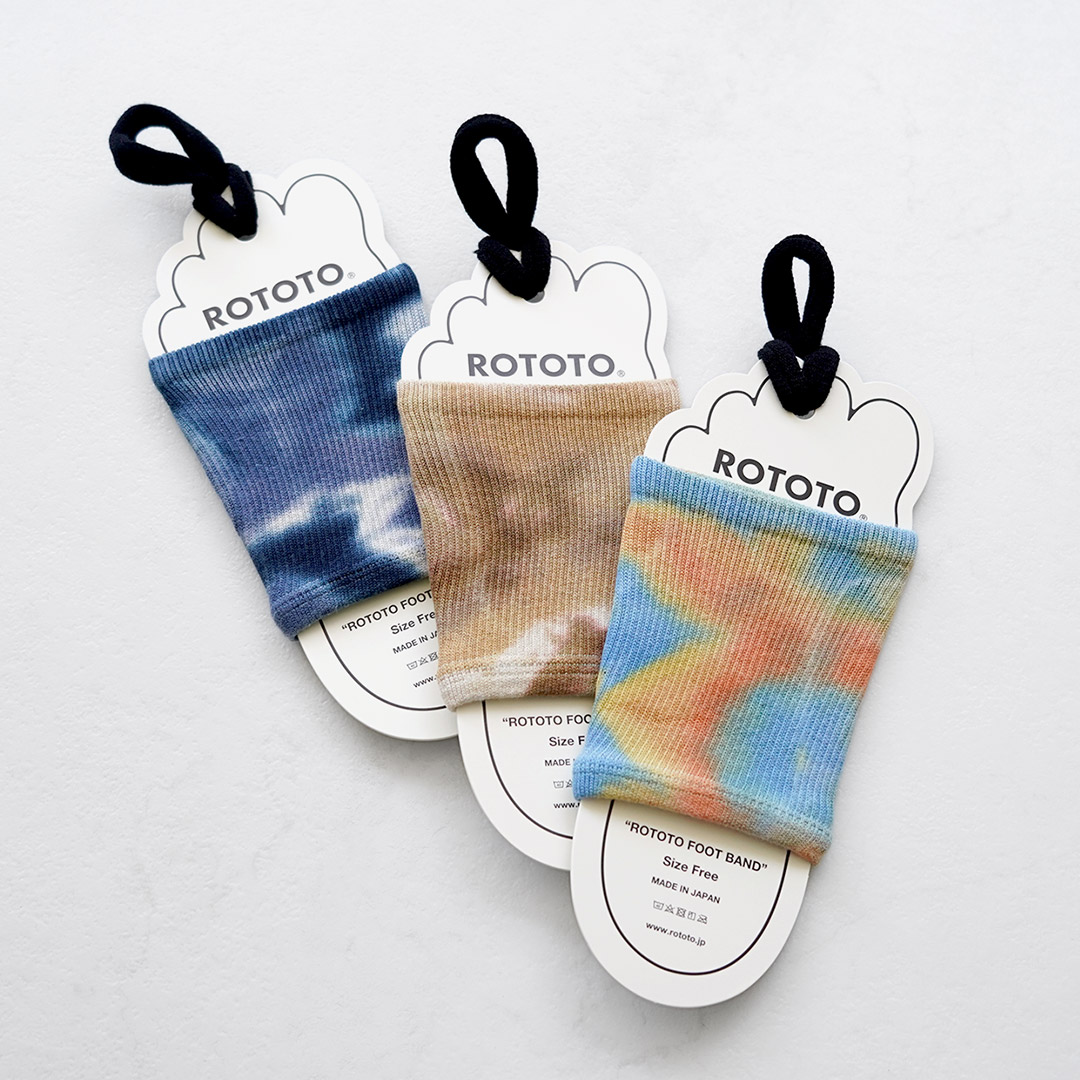 ROTOTO（ロトト） フットバンド タイダイ 日本製 / メンズ レディース