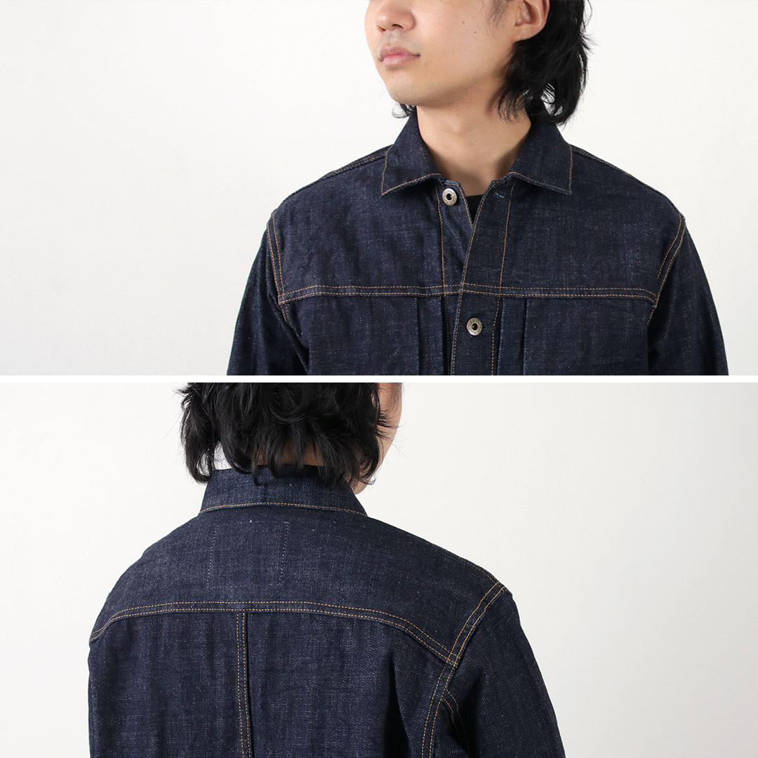 JAPAN BLUE JEANS 別注 モンスターデニム 1st ジャケット セルヴィッチ 