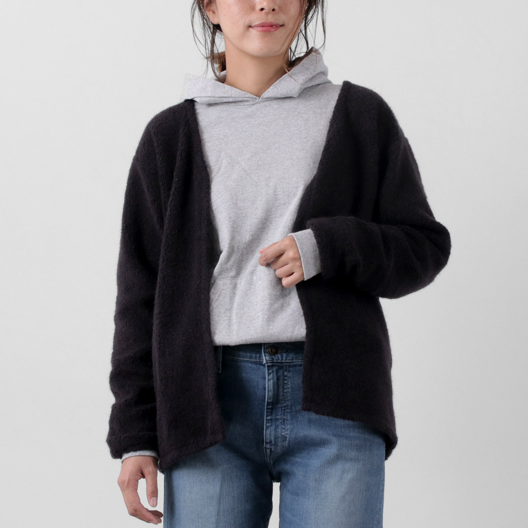 MELPLE（メイプル） ウインター ボレロ / アウター カーディガン メンズ ウール アンゴラ 日本製 ゆったり WINTER BOLERO | melple | 06