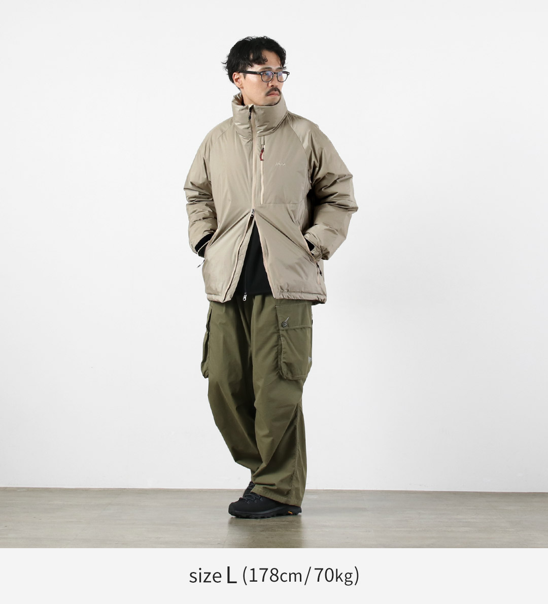 【Ｌサイズ】　NANGA定番オーロラダウン オリーブ限定カラー　ミリタリー　軍用 STRICT-G NANGA『機動戦士ガンダム』AURORA TEX ダウンジャケット