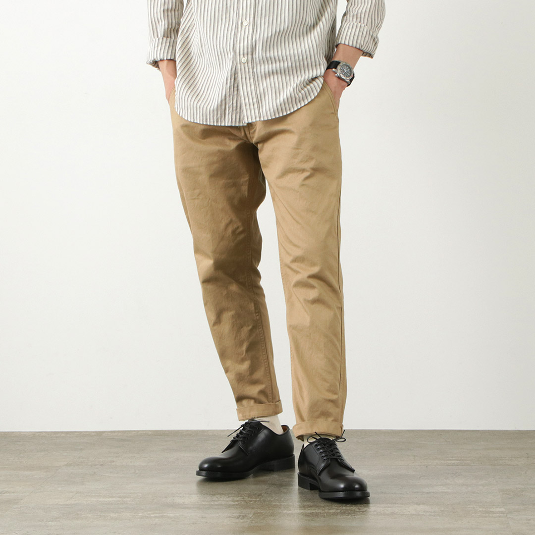JAPAN BLUE JEANS（ジャパンブルージーンズ） RJB1610 別注 40/3ハイカウントツイル ワイドテーパード ヴィンテージ チノ | JAPAN BLUE JEANS | 01