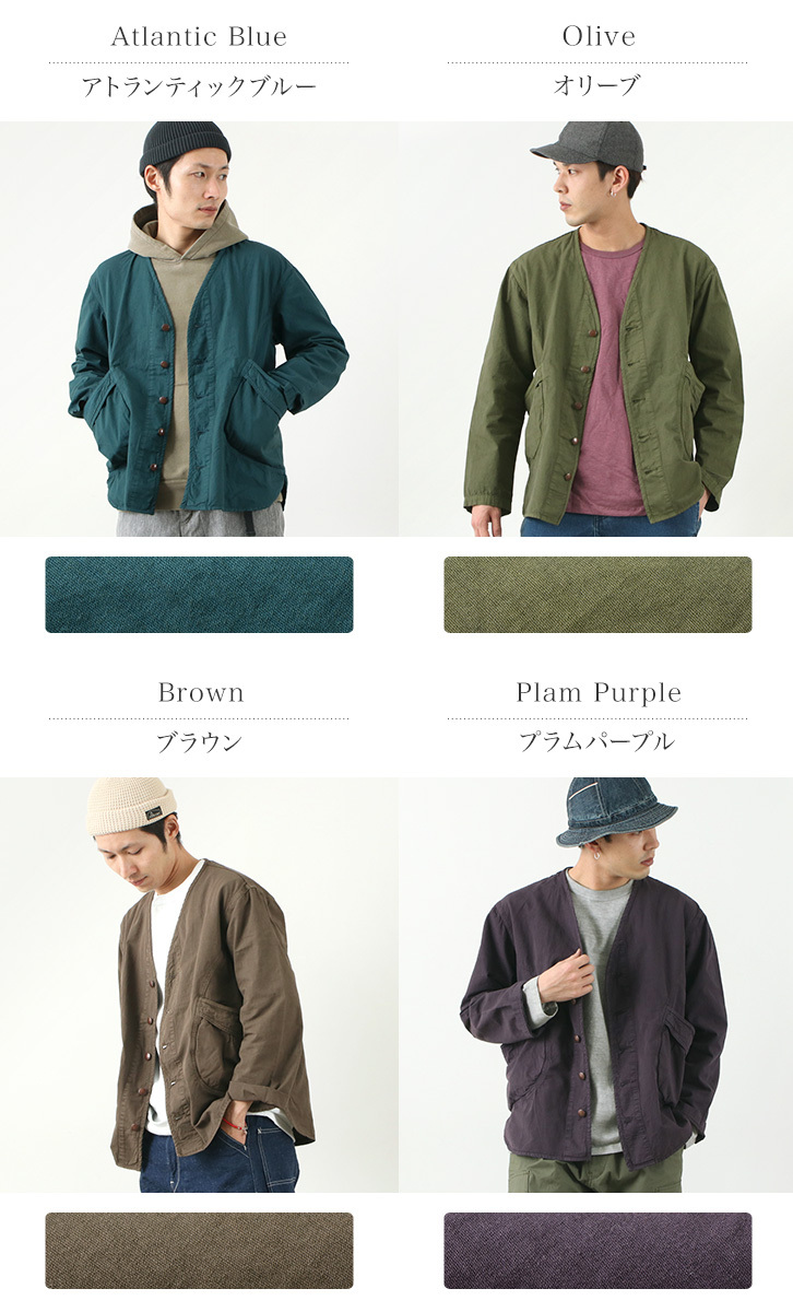 GOHEMP（ゴーヘンプ） 別注 ベンダーノーカラー ジャケット / ヘンプ コットン / カーディガン / メンズ レディース : 14080 :  ROCOCO Yahoo!店 - 通販 - Yahoo!ショッピング