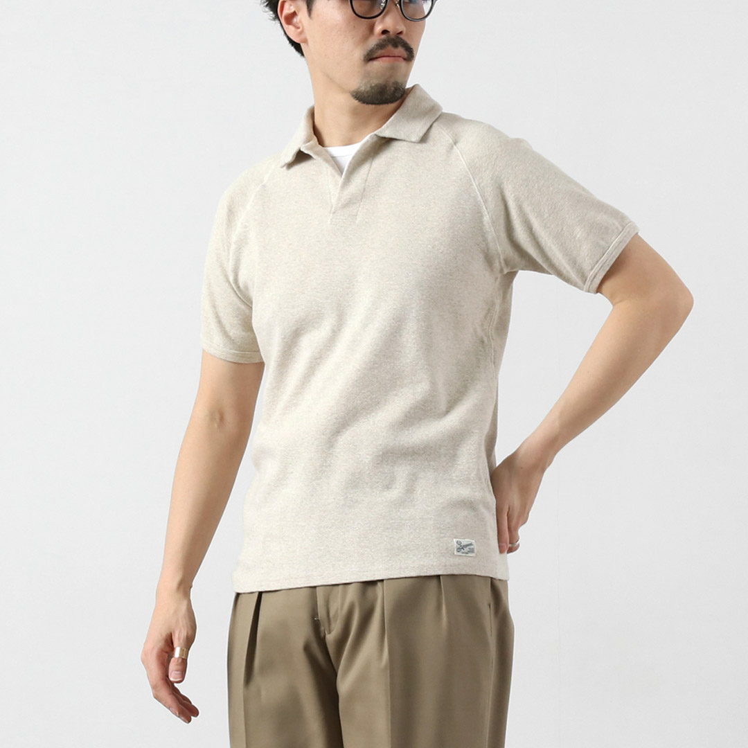 KEPANI（ケパニ） ラフィー スパン フライス / ポロシャツ メンズ 半袖 無地 ストレッチ 日本製 ラグランスリーブ Skipper | Kepani | 02